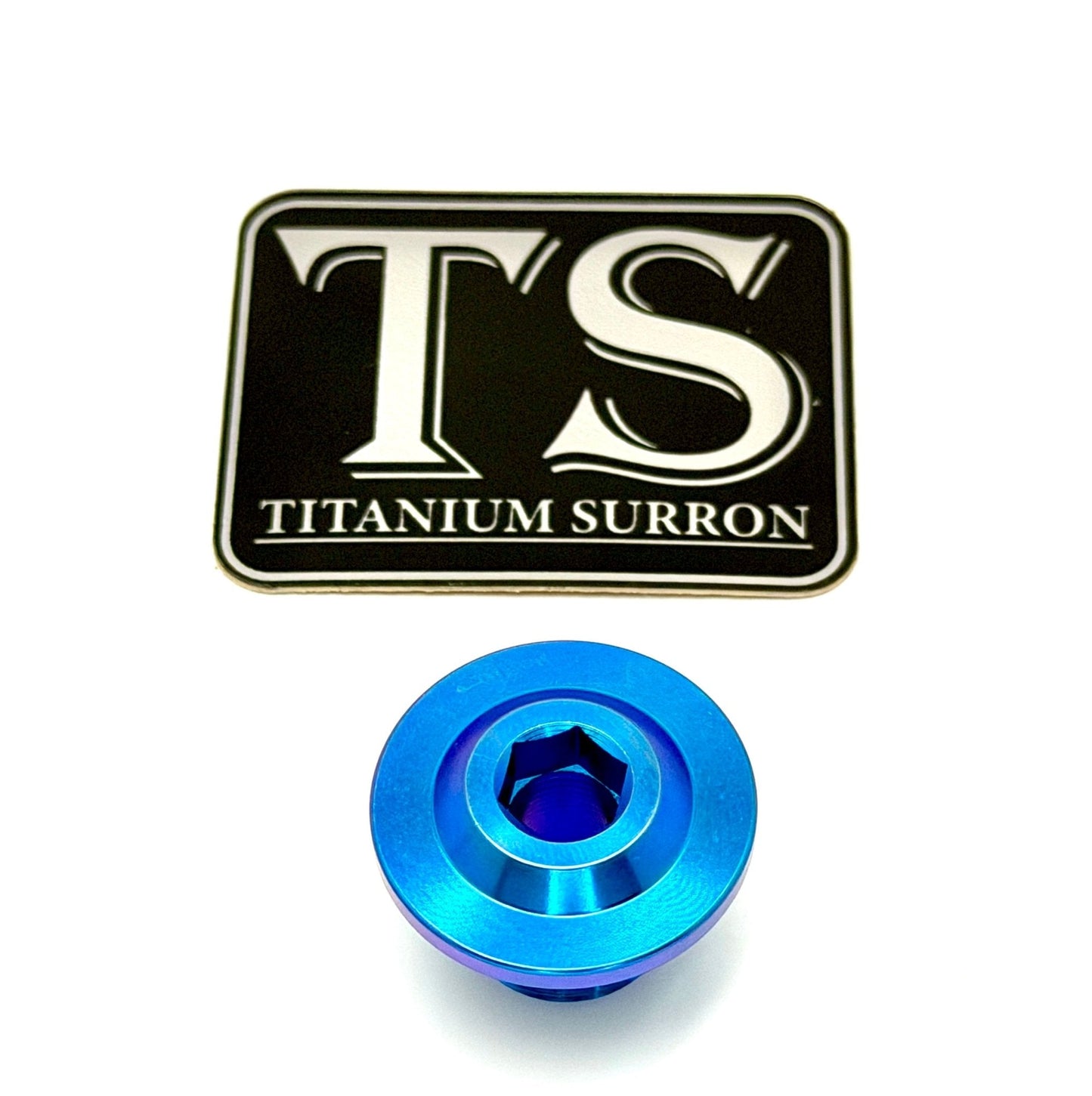 Titanium Surron Ultra Bee OEM KKE Fork Axle End-Bolt