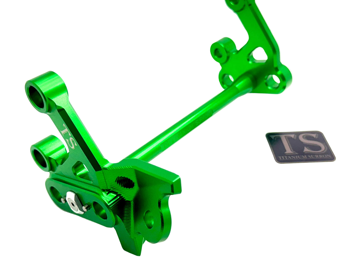 Custom CNC Aluminum Footpeg Bracket Assembly Surron