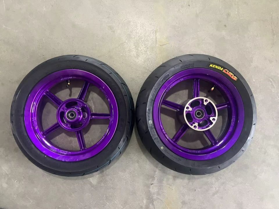 Tuttio/Yozma/Heybike/RTR Etc 12 in supermoto wheelsets (click to see all colors!!)