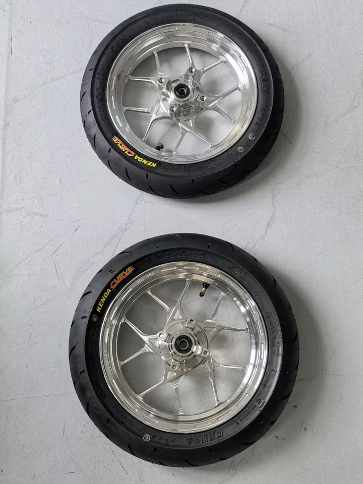Snow flake 12 inch mini moto supermotos