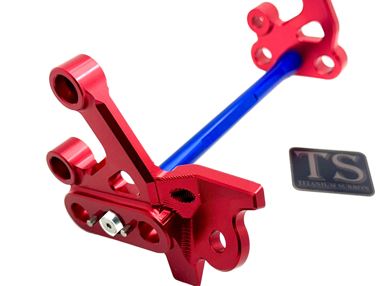 Custom CNC Aluminum Footpeg Bracket Assembly Surron