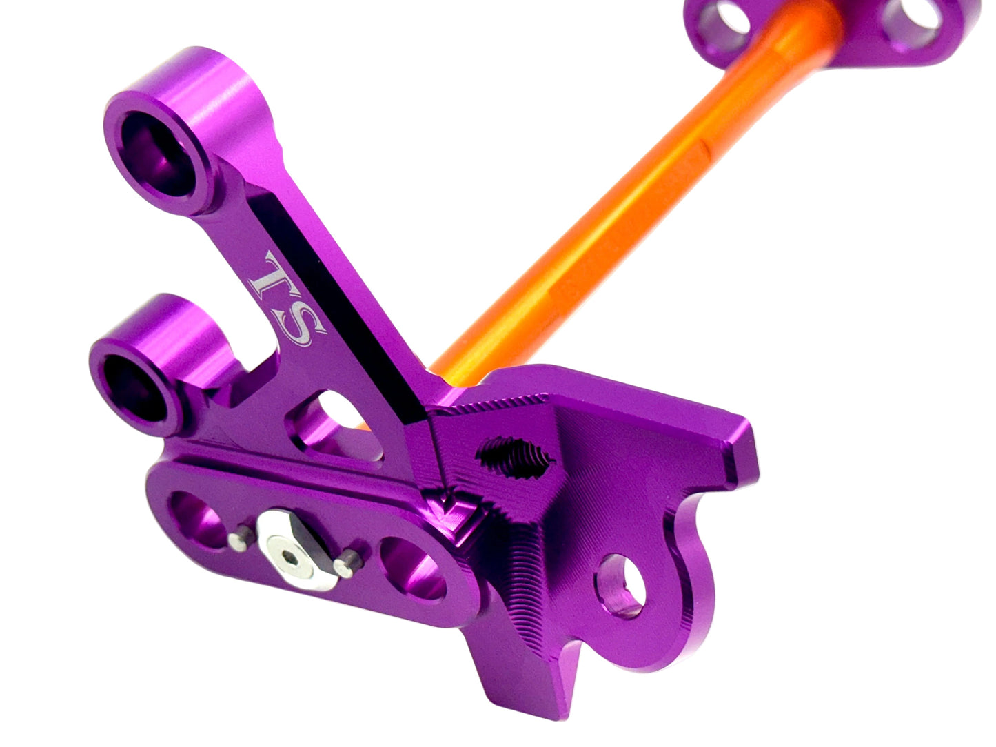 Custom CNC Aluminum Footpeg Bracket Assembly Surron