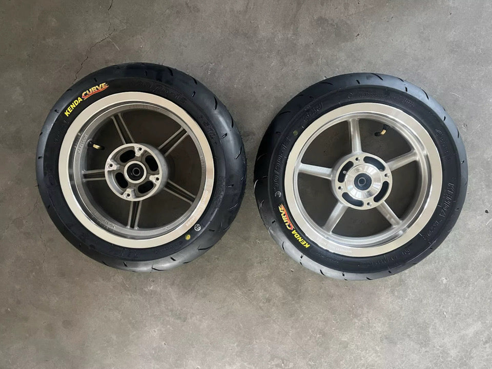 Tuttio/Yozma/Heybike/RTR Etc 12 in supermoto wheelsets (click to see all colors!!)