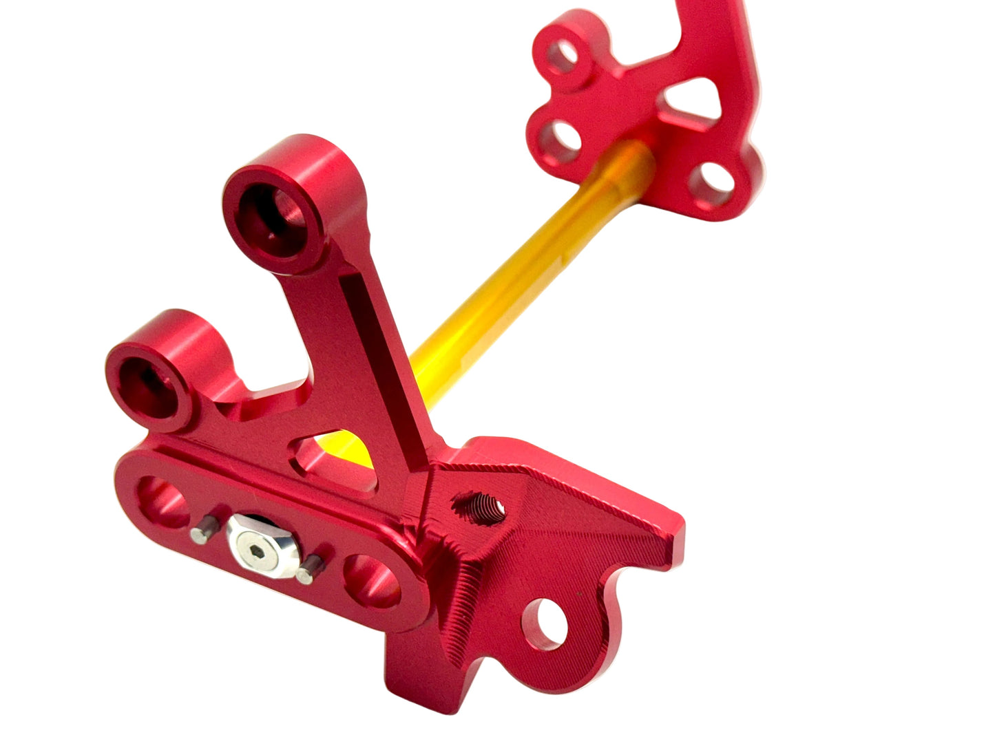 Custom CNC Aluminum Footpeg Bracket Assembly Surron