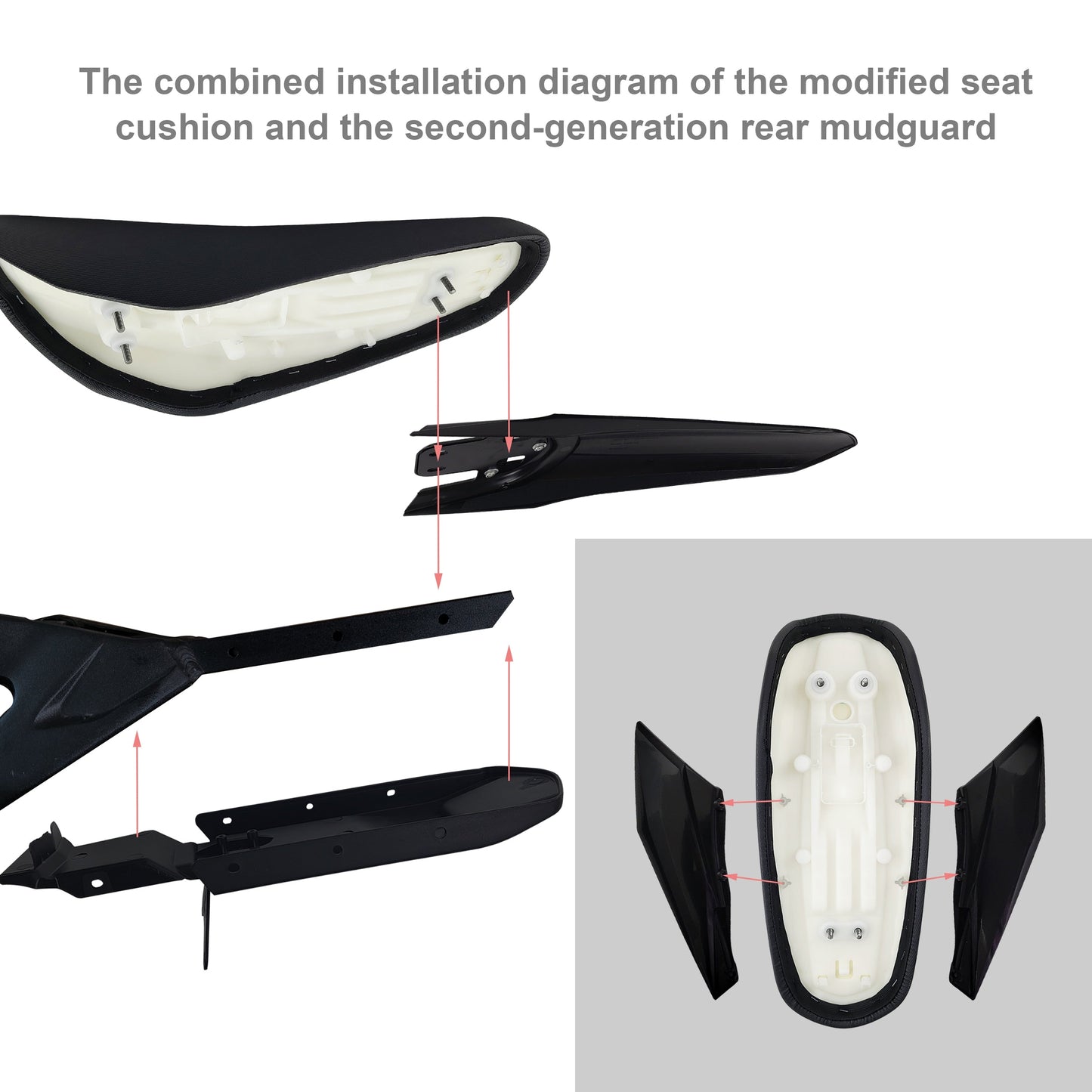 Side Fender Rear Fender Extension for Sur-Ron Light Bee X/S Gen 2