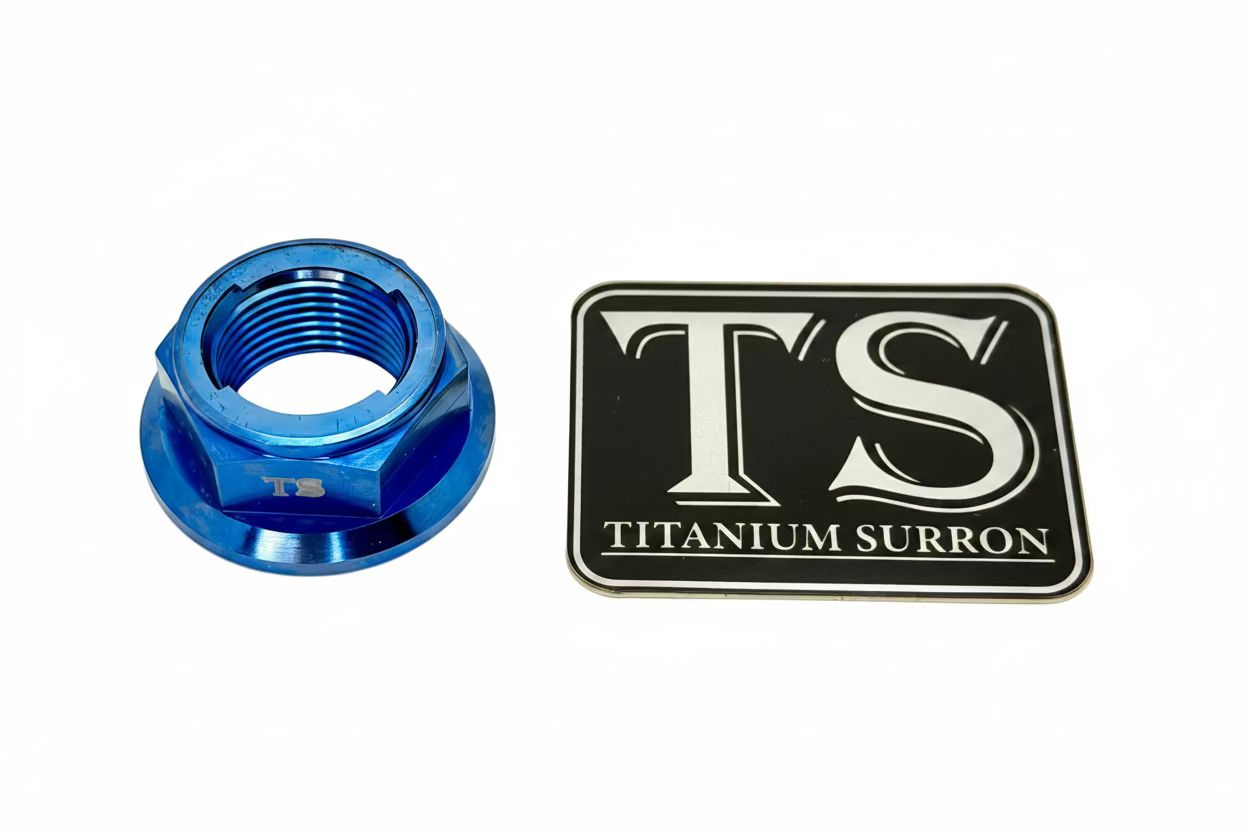 Titanium Rear Axle Nut - E-Moto
