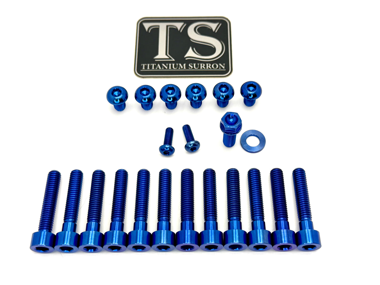 Titanium Bolt Kit for Sirris F43 Fork (22 Pieces)
