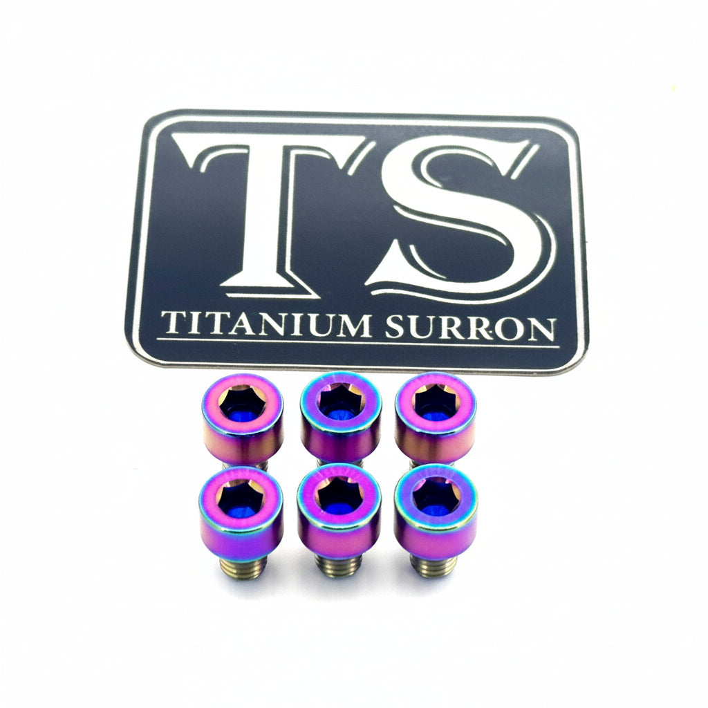 EBMX X9000 Heat Sink Titanium Bolt Kits (6)