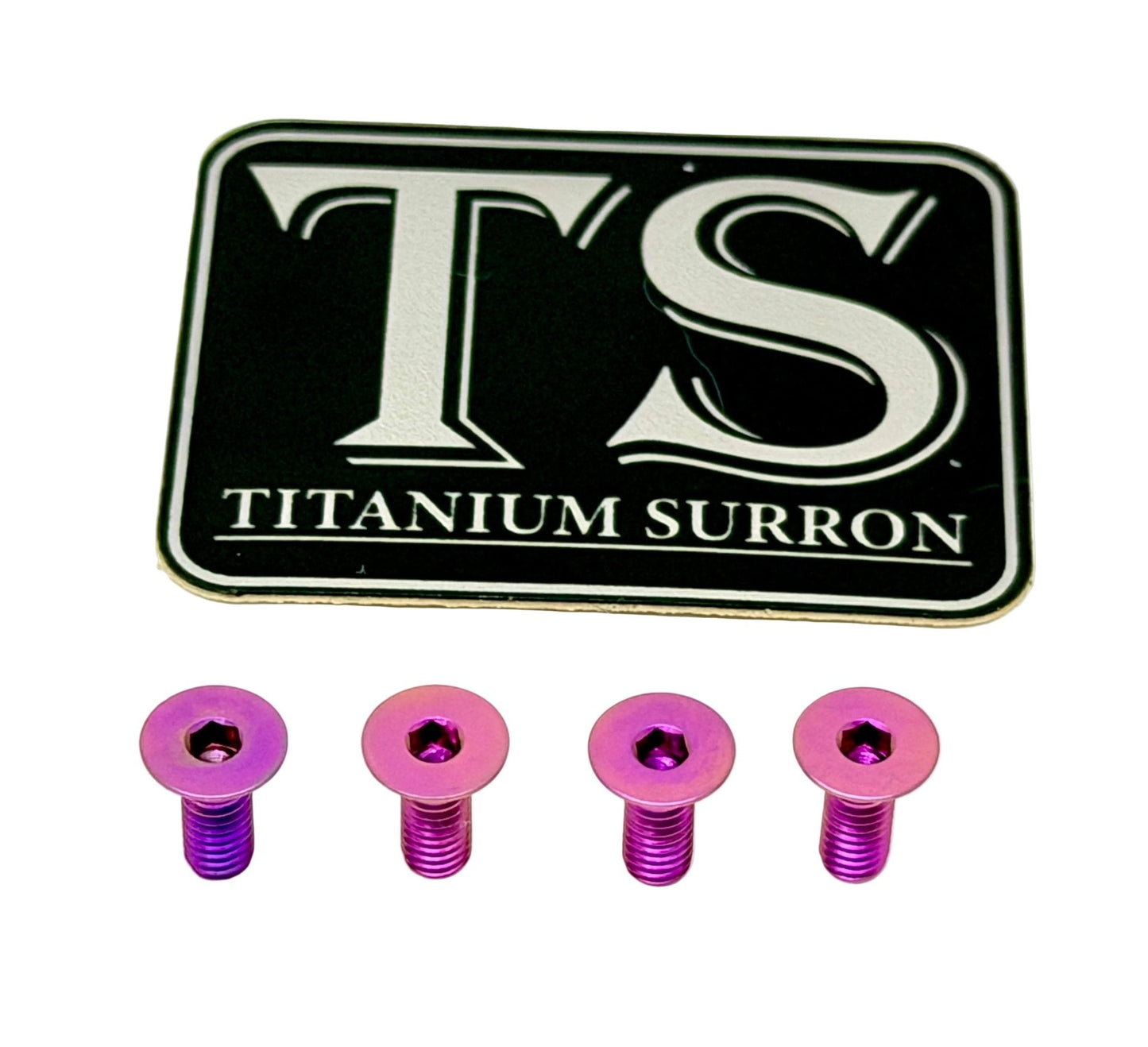 Titanium Baja Designs Headlight Cover Plate Bolts (4)