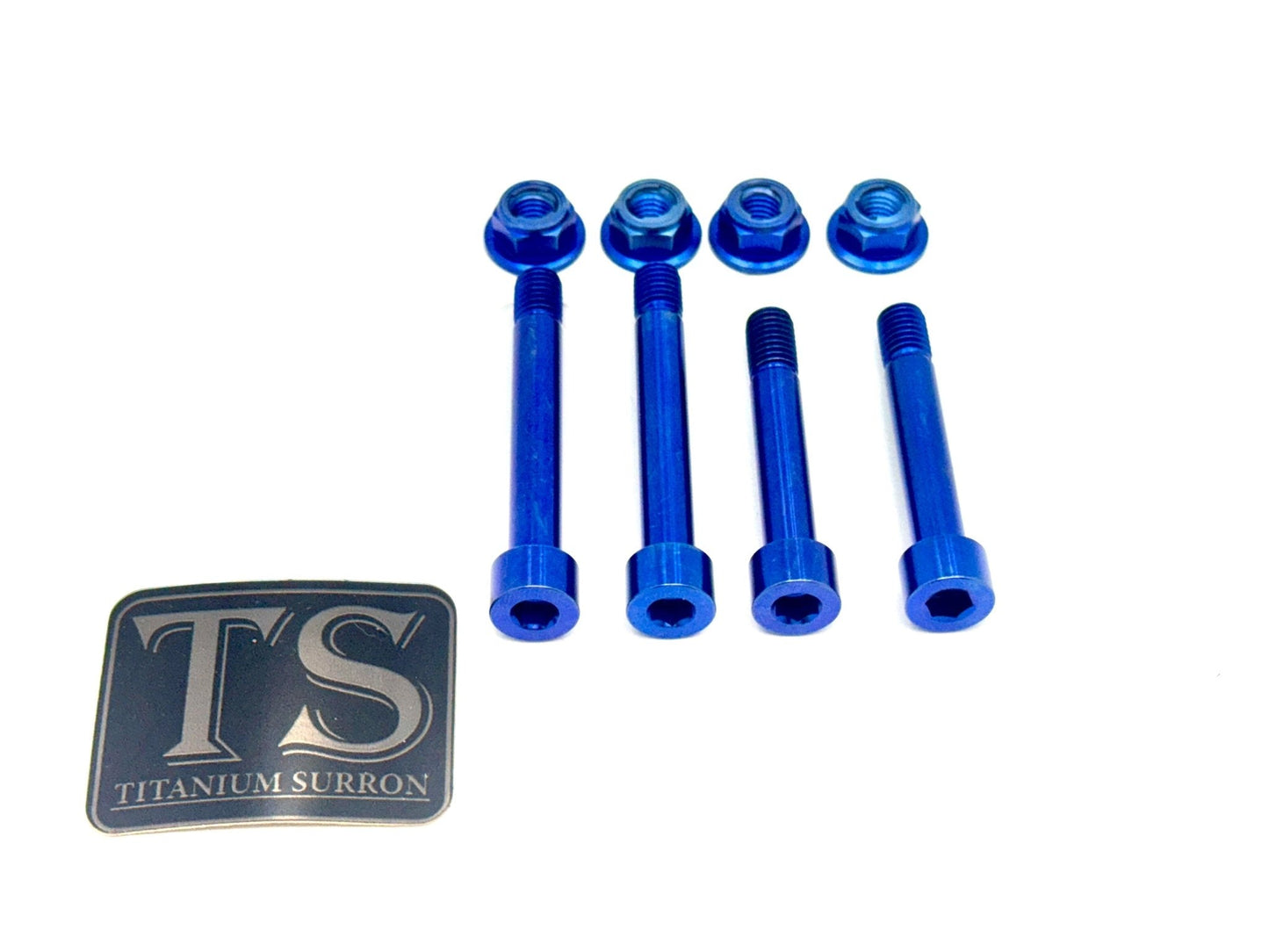 Titanium Rear Suspension/ Linkage  Bolt Kit for E-Ride Pro (8 pcs)