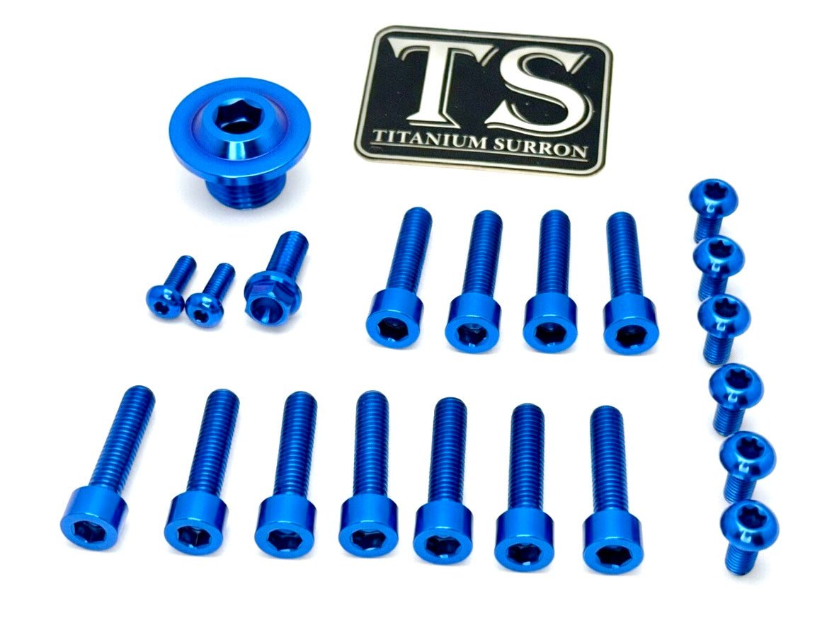 Titanium Surron Ultra Bee OEM Fork Bolt Kit