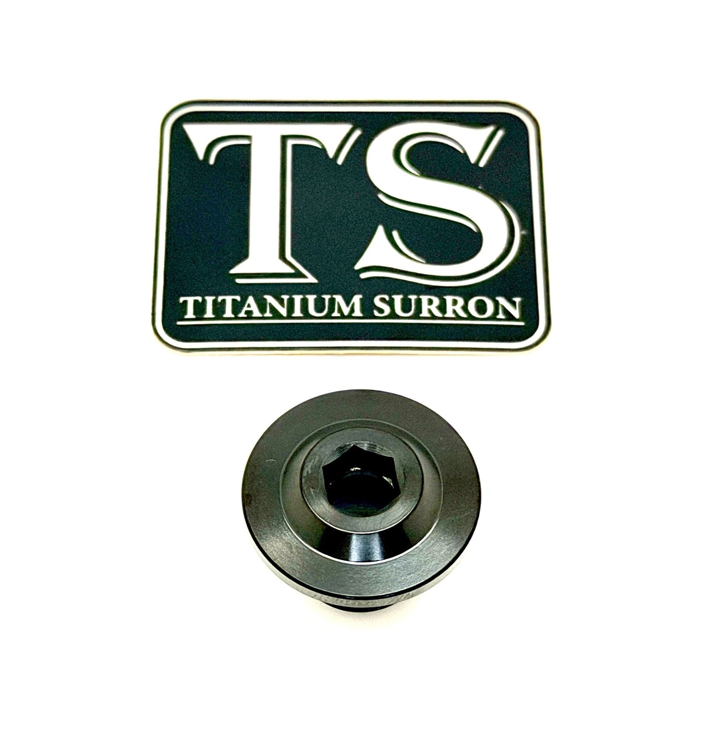 Titanium Surron Ultra Bee OEM KKE Fork Axle End-Bolt