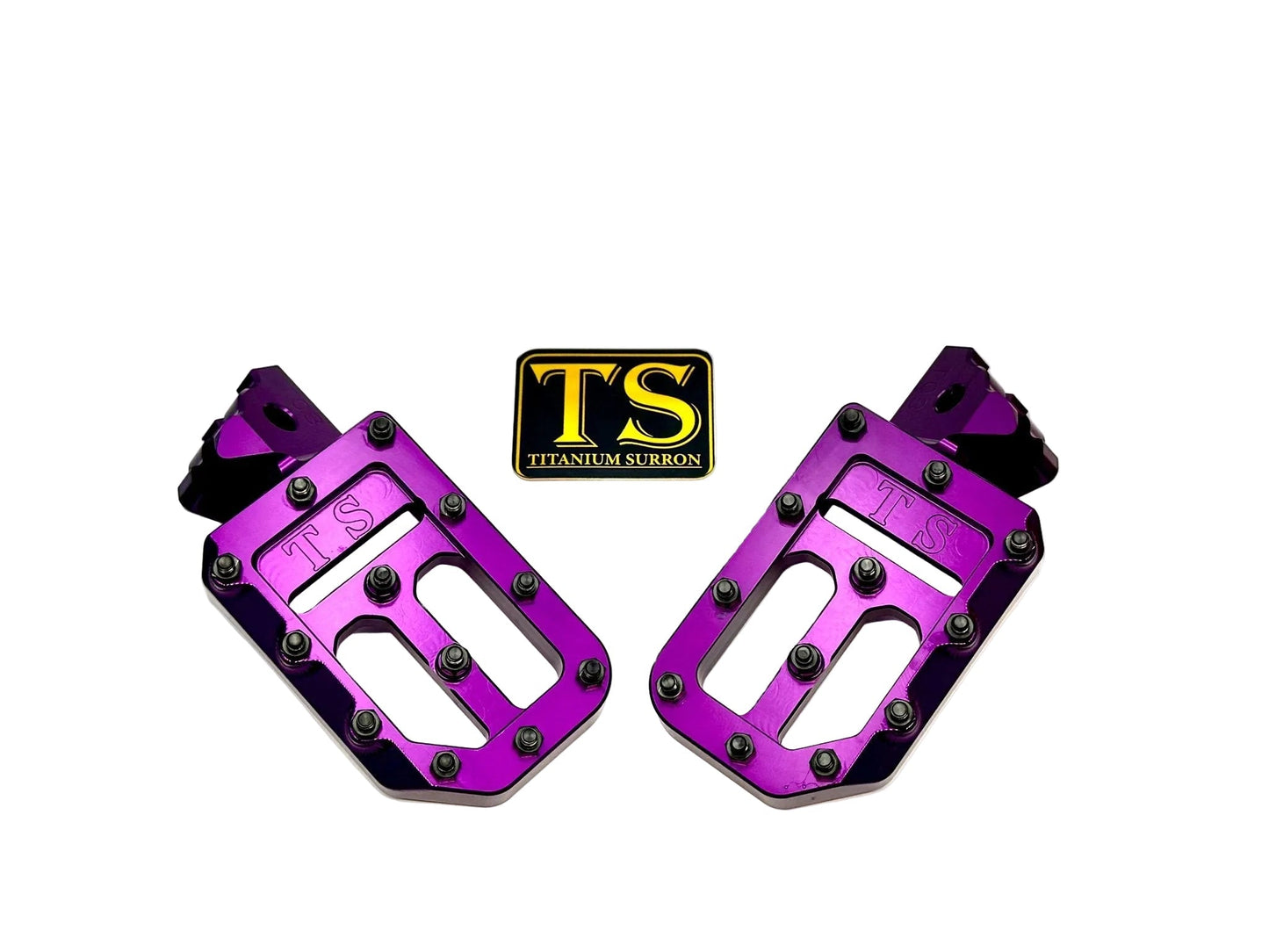 TS Custom Foot Pegs w/ Titanium Grips for Talaria and Altis