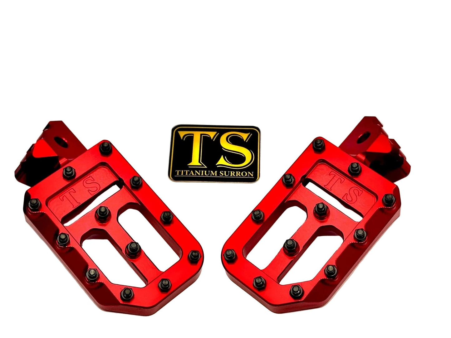 TS Custom Foot Pegs w/ Titanium Grips for Talaria and Altis